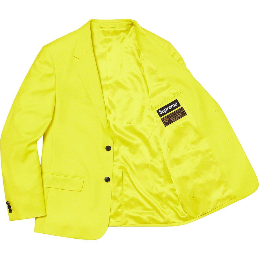 Details on Wool Suit Bright Yellow from spring summer
                                                    2021 (Price is $598)