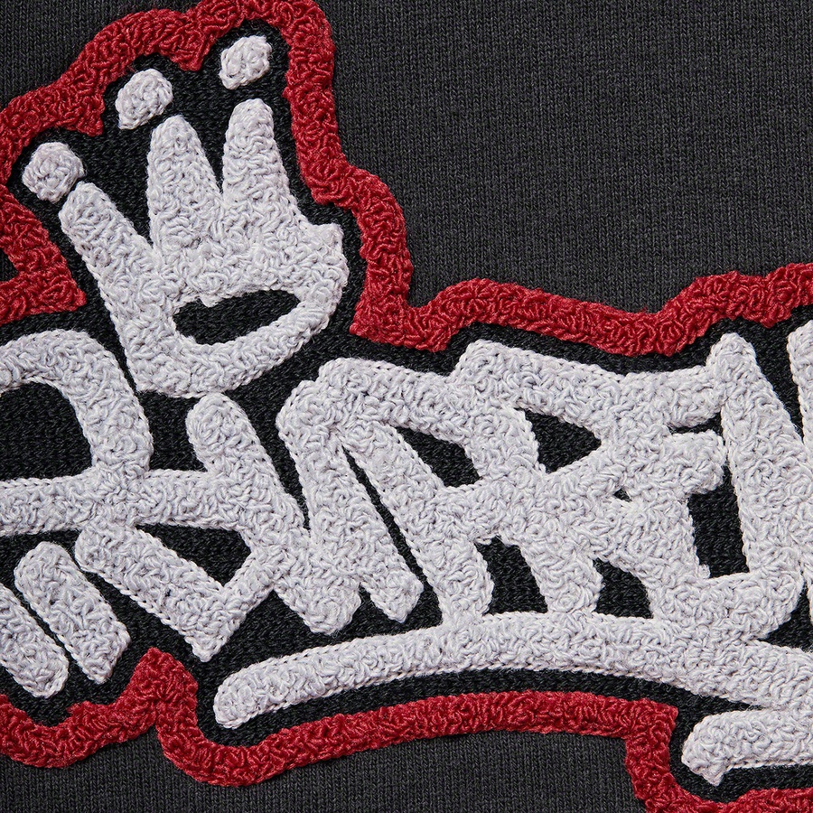 Supreme Handstyle Hooded Sweatshirt (SS21) - Black - $168