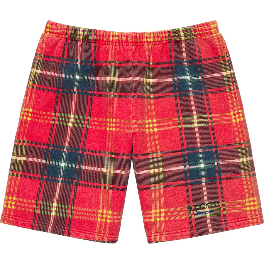 Details on Plaid Sweatshort Red from spring summer
                                                    2021 (Price is $118)