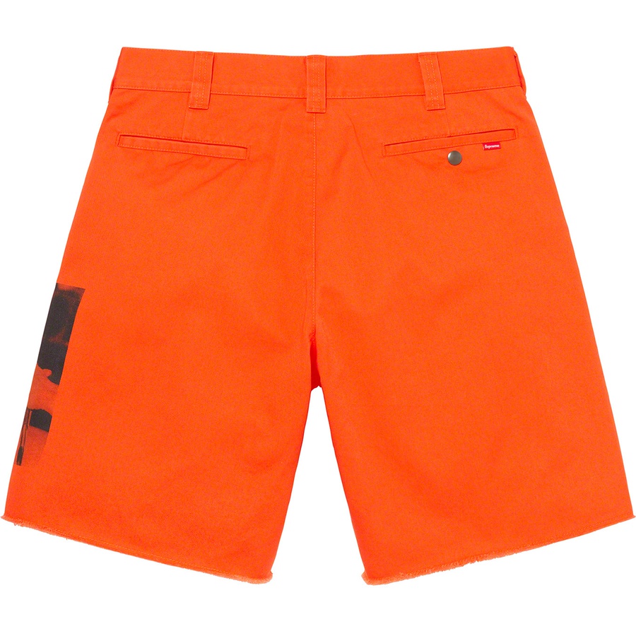 Details on Iggy Pop Work Short Orange from spring summer
                                                    2021 (Price is $128)