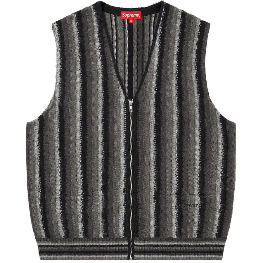 Details on Stripe Sweater Vest Black from spring summer
                                                    2021 (Price is $138)