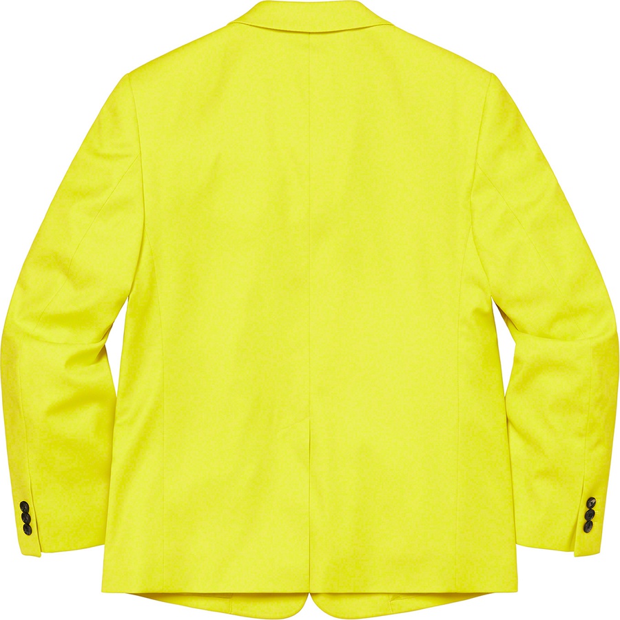 Details on Wool Suit Bright Yellow from spring summer
                                                    2021 (Price is $598)
