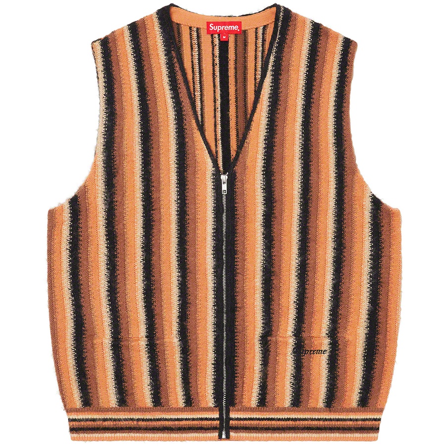 Details on Stripe Sweater Vest Brown from spring summer
                                                    2021 (Price is $138)