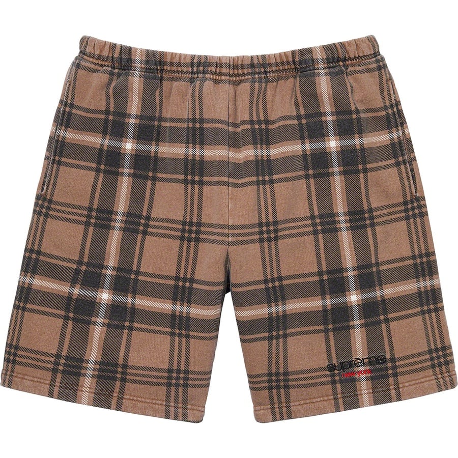 Details on Plaid Sweatshort Brown from spring summer
                                                    2021 (Price is $118)