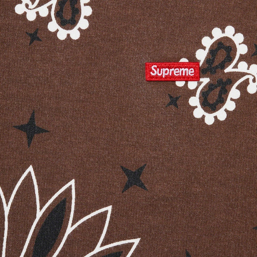 Details on Small Box Tee Brown Bandana from spring summer
                                                    2021 (Price is $58)