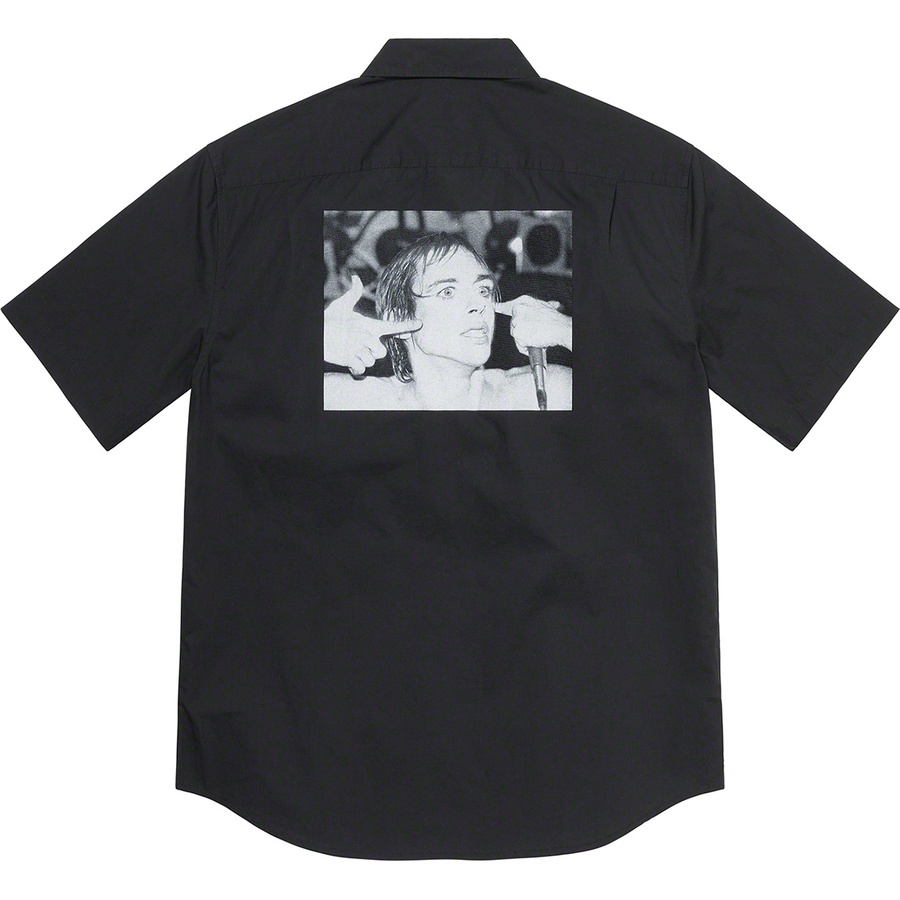 Details on Iggy Pop S S Shirt Black from spring summer
                                                    2021 (Price is $148)
