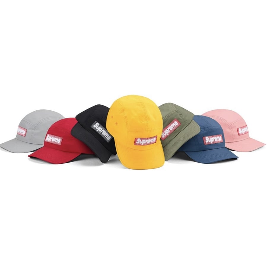 Details on Reversed Label Camp Cap from spring summer
                                            2021 (Price is $48)