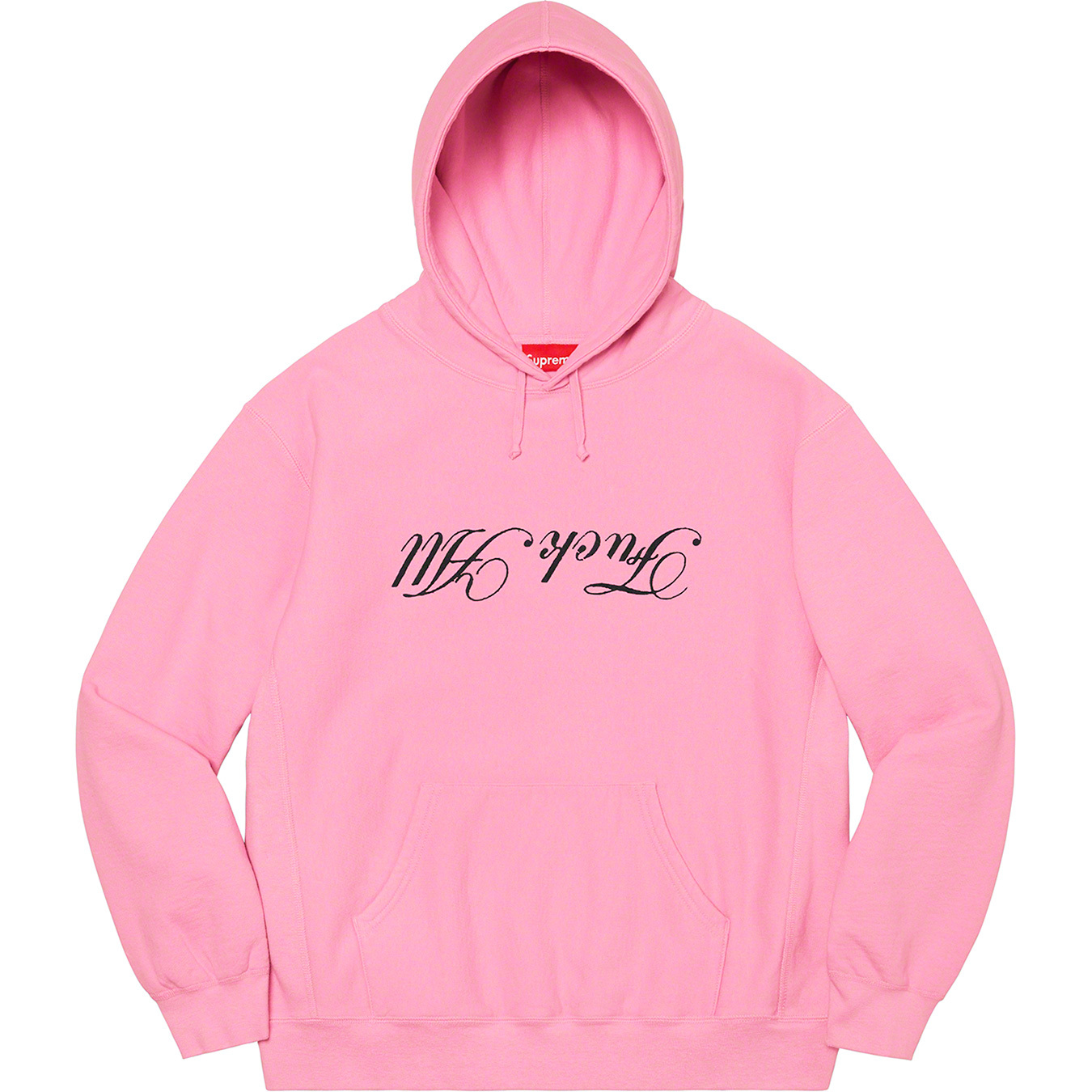 Jamie Reid Fuck All Hooded Sweatshirt - spring summer 2021 - Supreme