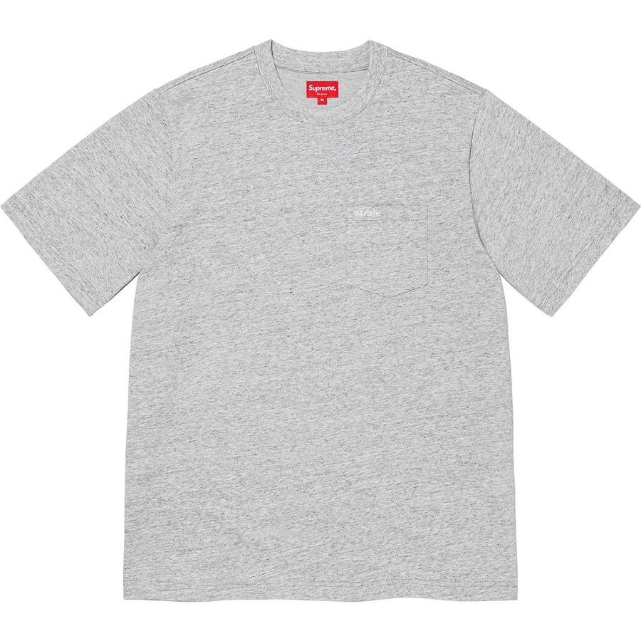 Details on S S Pocket Tee Heather Grey from spring summer
                                                    2021 (Price is $60)