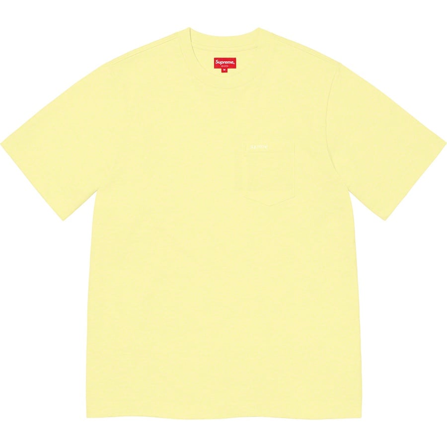 Details on S S Pocket Tee Pale Yellow from spring summer
                                                    2021 (Price is $60)
