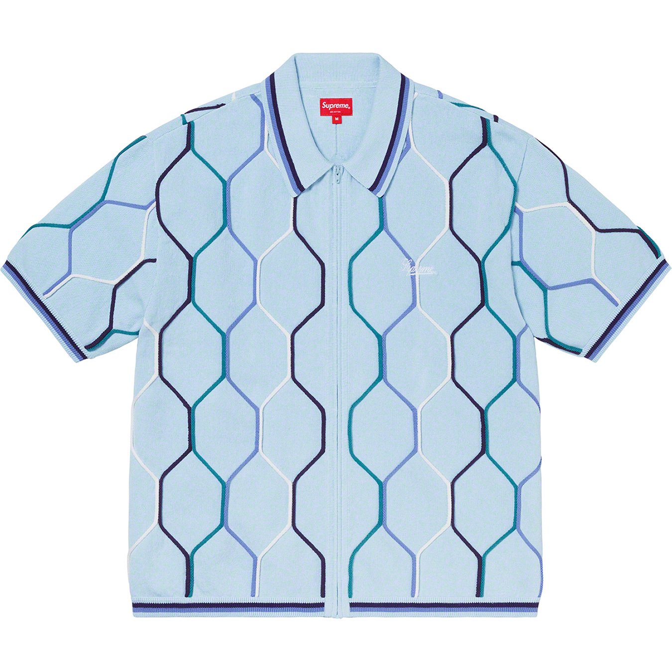 Hex Zip Up Polo - spring summer 2021 - Supreme