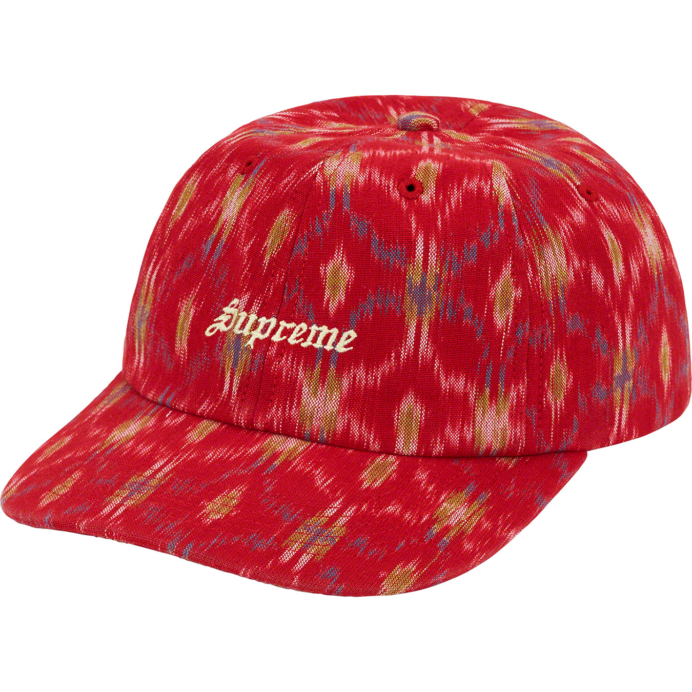 SUPREME emilio pucci 6 panel black hat