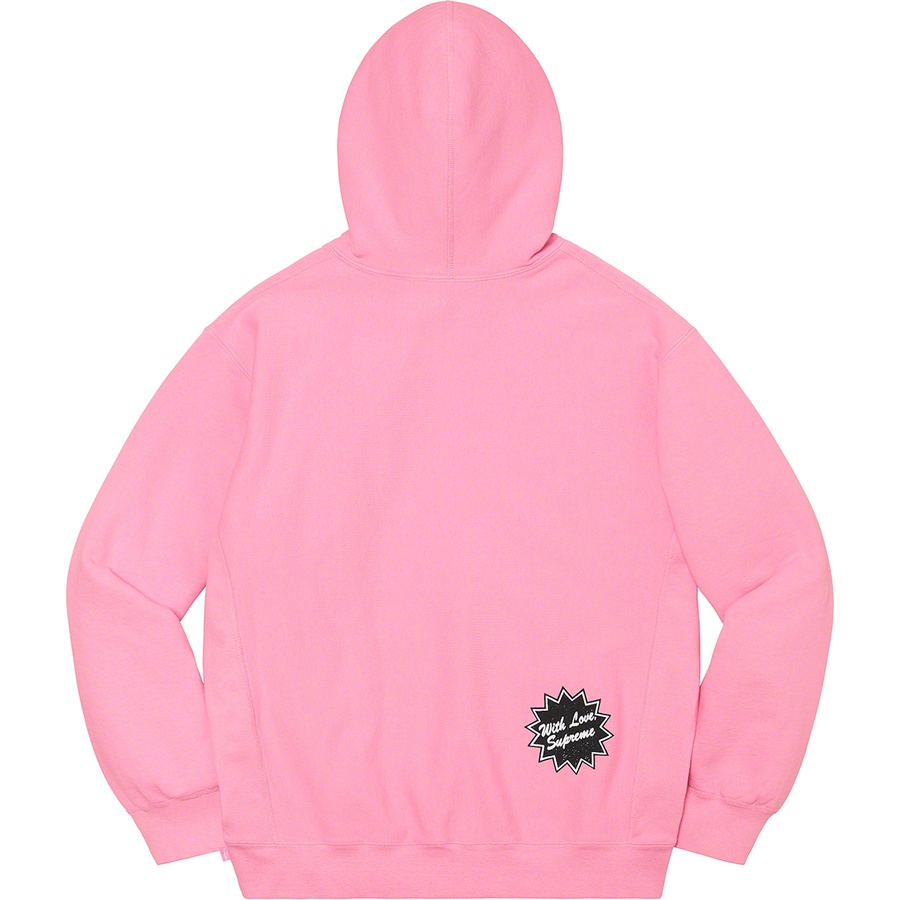Details on Jamie Reid Supreme Fuck All Hooded Sweatshirt Pink from spring summer
                                                    2021 (Price is $158)
