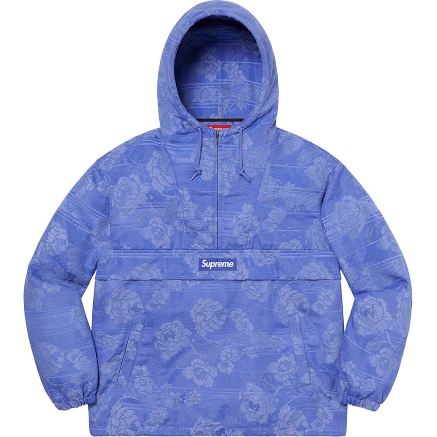 Details on Floral Tapestry Anorak Blue from spring summer
                                                    2021 (Price is $198)