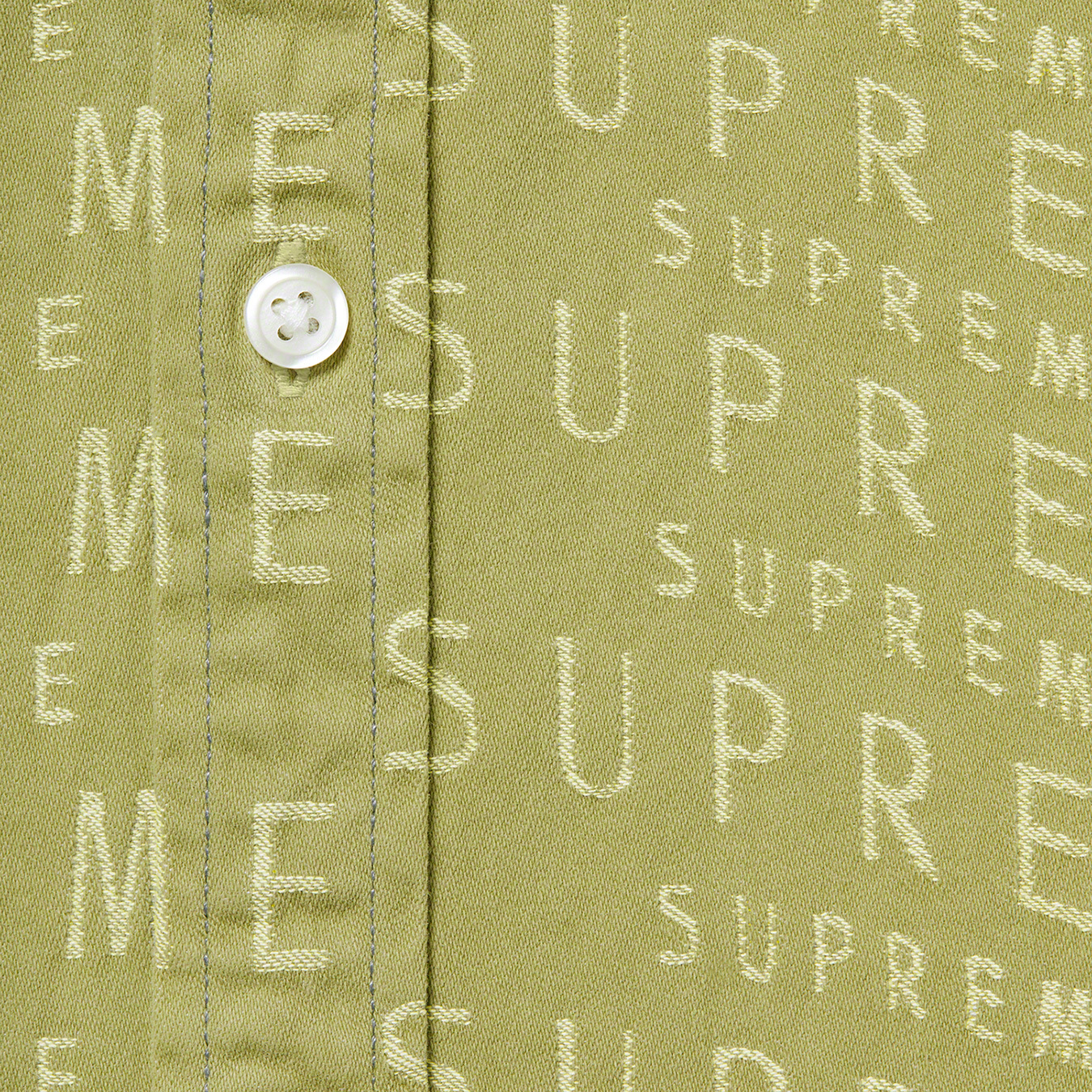 Warp Jacquard Logos Denim Shirt - spring summer 2021 - Supreme
