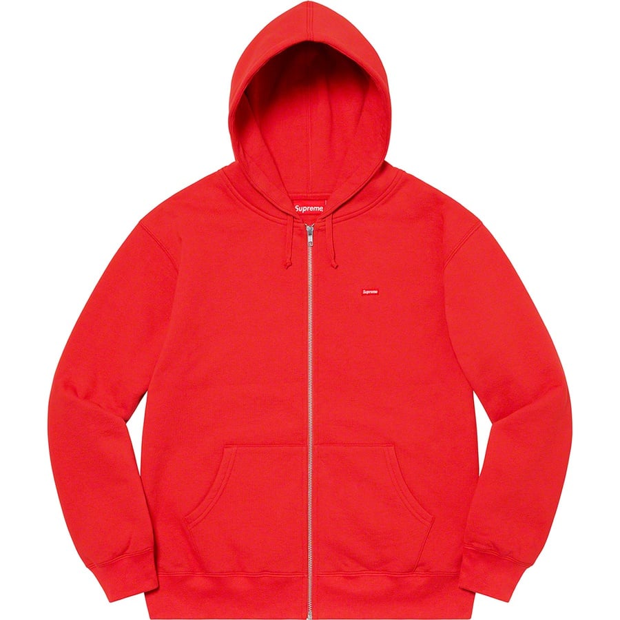 Details on Small Box Zip Up Hooded Sweatshirt Burnt Red from spring summer
                                                    2021 (Price is $158)