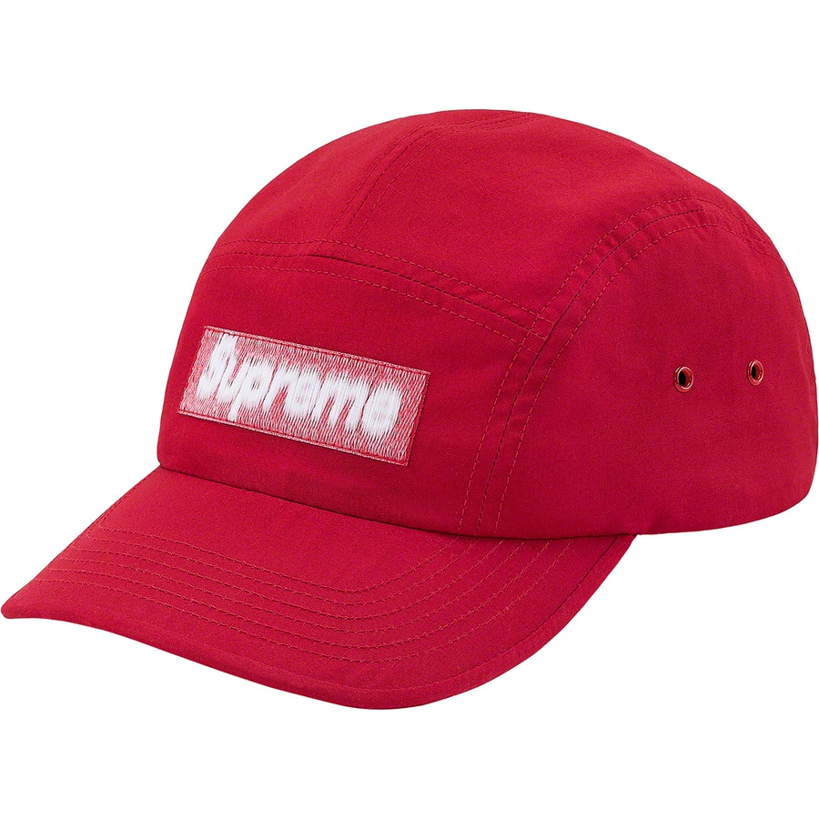 Details on Reversed Label Camp Cap Red from spring summer
                                                    2021 (Price is $48)