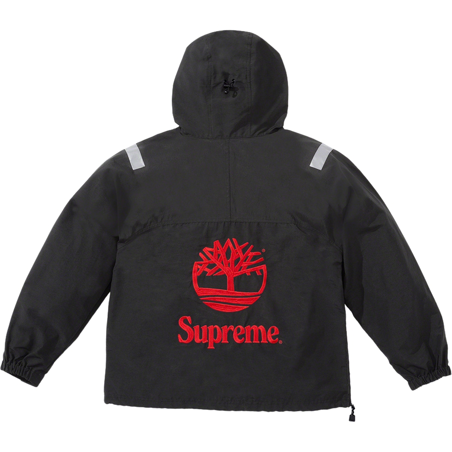 Details on Supreme Timberland Reflective Taping Anorak  from spring summer
                                                    2021 (Price is $168)