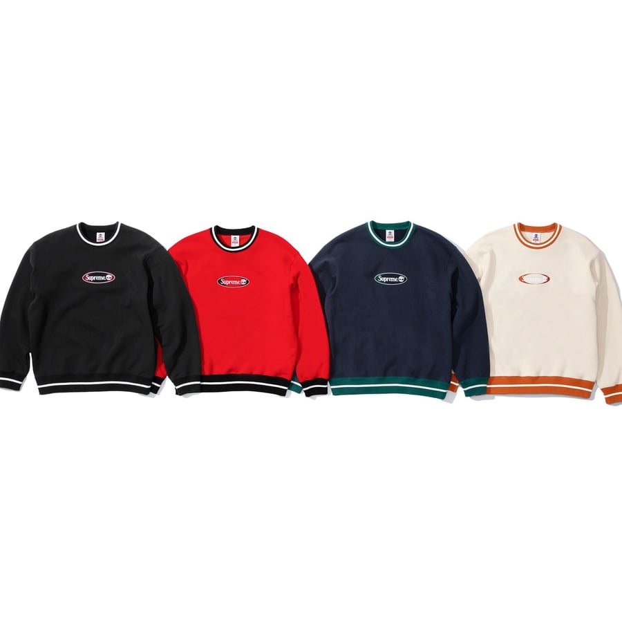 Details on Supreme Timberland Crewneck from spring summer
                                            2021 (Price is $158)