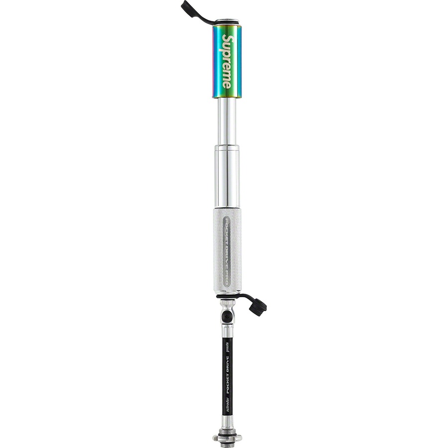 Details on Supreme Lezyne Pocket Drive Pro Bike Pump Iridescent from spring summer
                                                    2021 (Price is $58)