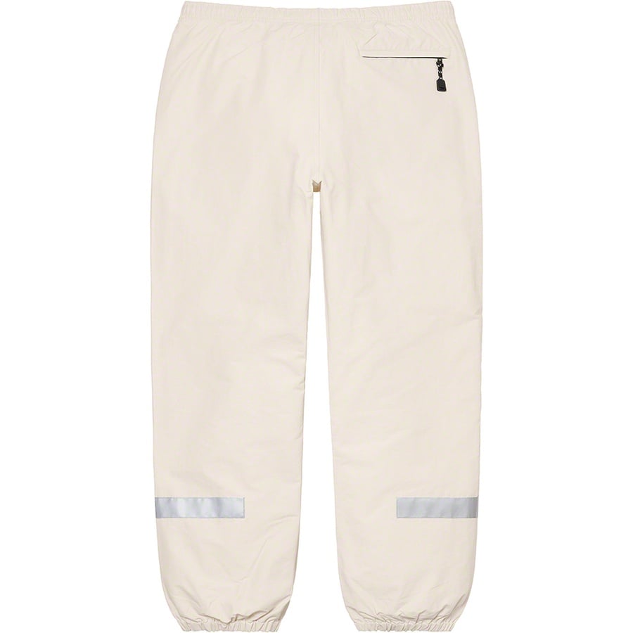 Details on Supreme Timberland Reflective Taping Track Pant Stone from spring summer
                                                    2021 (Price is $138)