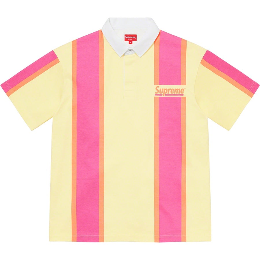 Details on Stripe S S Rugby Yellow from spring summer
                                                    2021 (Price is $110)