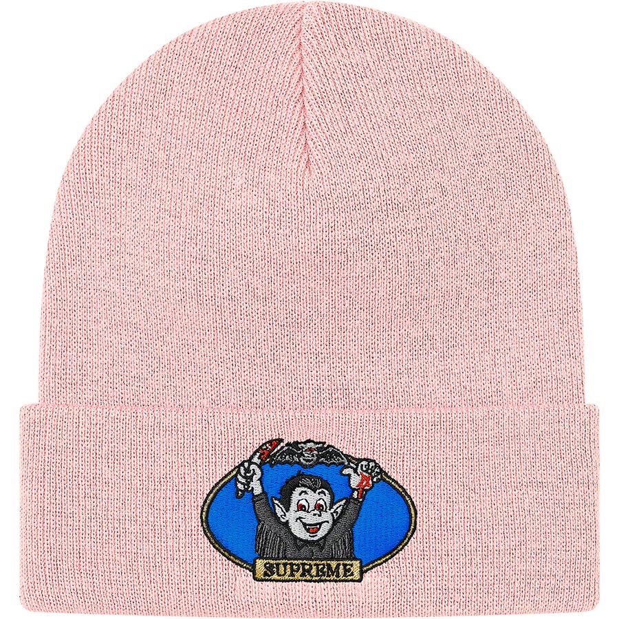 Details on Vampire Boy Beanie Pink from spring summer 2021 (Price is $38)