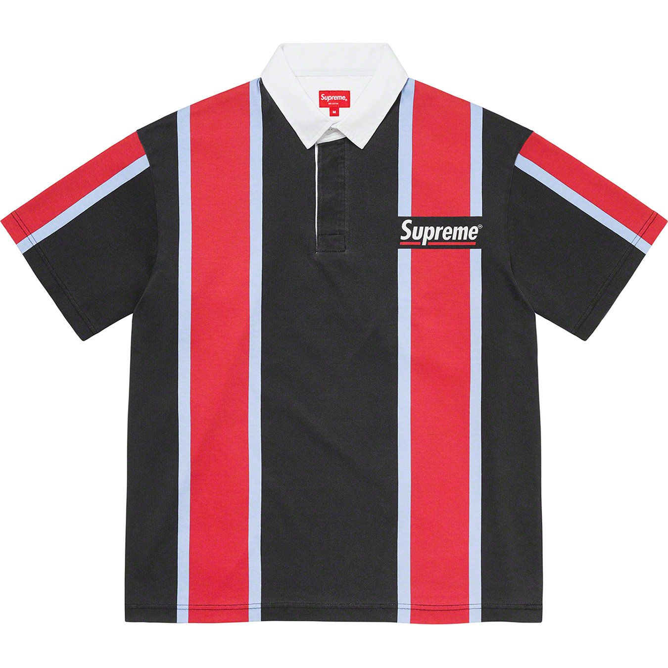 supreme  2021ss stripe s/s Rugby M