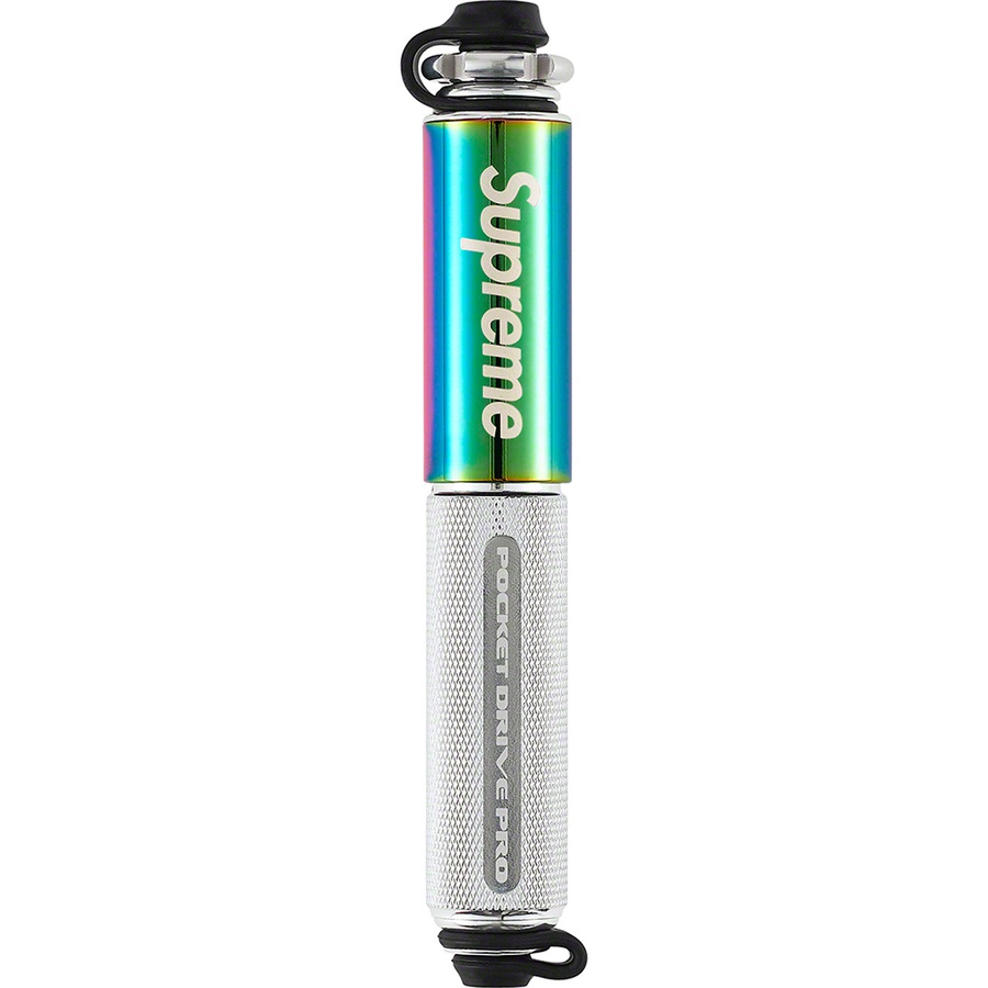 Details on Supreme Lezyne Pocket Drive Pro Bike Pump Iridescent from spring summer
                                                    2021 (Price is $58)
