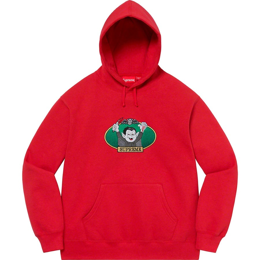 Details on Vampire Boy Hooded Sweatshirt Red from spring summer
                                                    2021 (Price is $158)