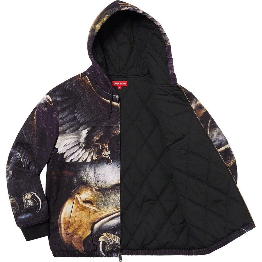 Details on Eagle Hooded Work Jacket Black from spring summer
                                                    2021 (Price is $198)