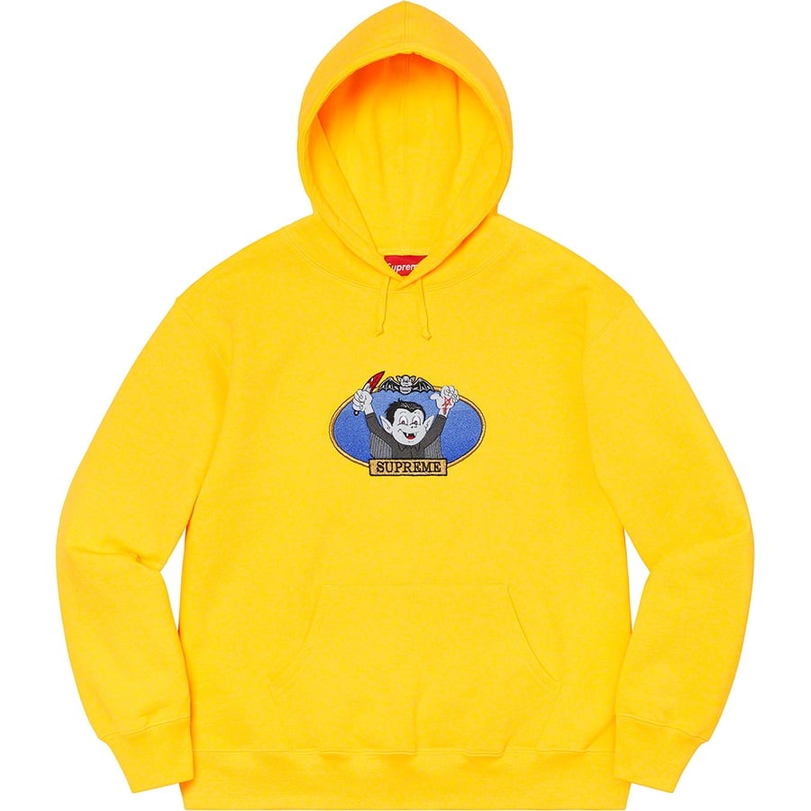Details on Vampire Boy Hooded Sweatshirt Yellow from spring summer 2021 (Price is $158)