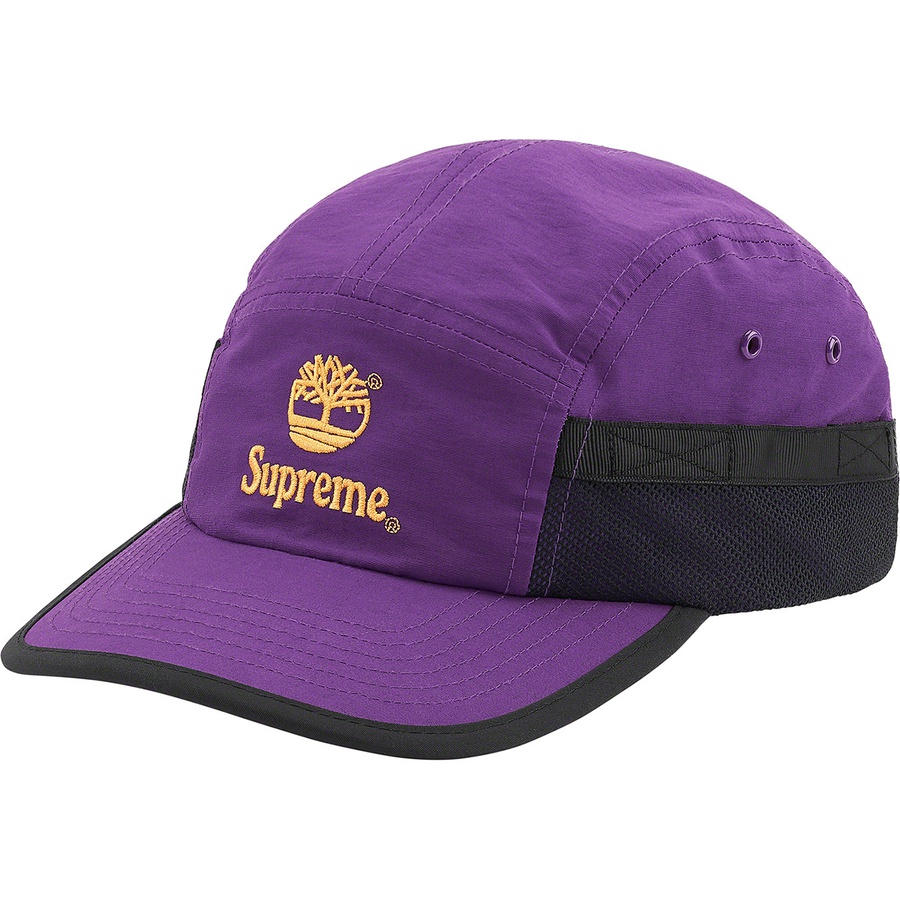 Details on Supreme Timberland Camp Cap Purple from spring summer
                                                    2021 (Price is $48)