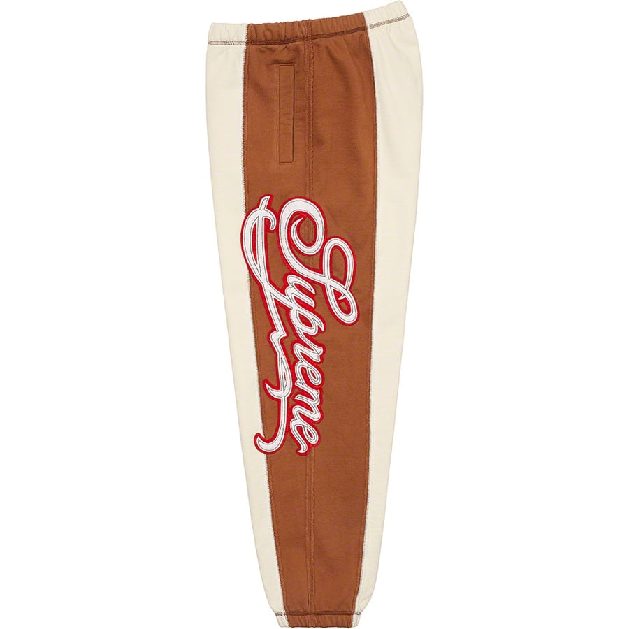 Details on Paneled Script Sweatpant Natural from spring summer
                                                    2021 (Price is $148)