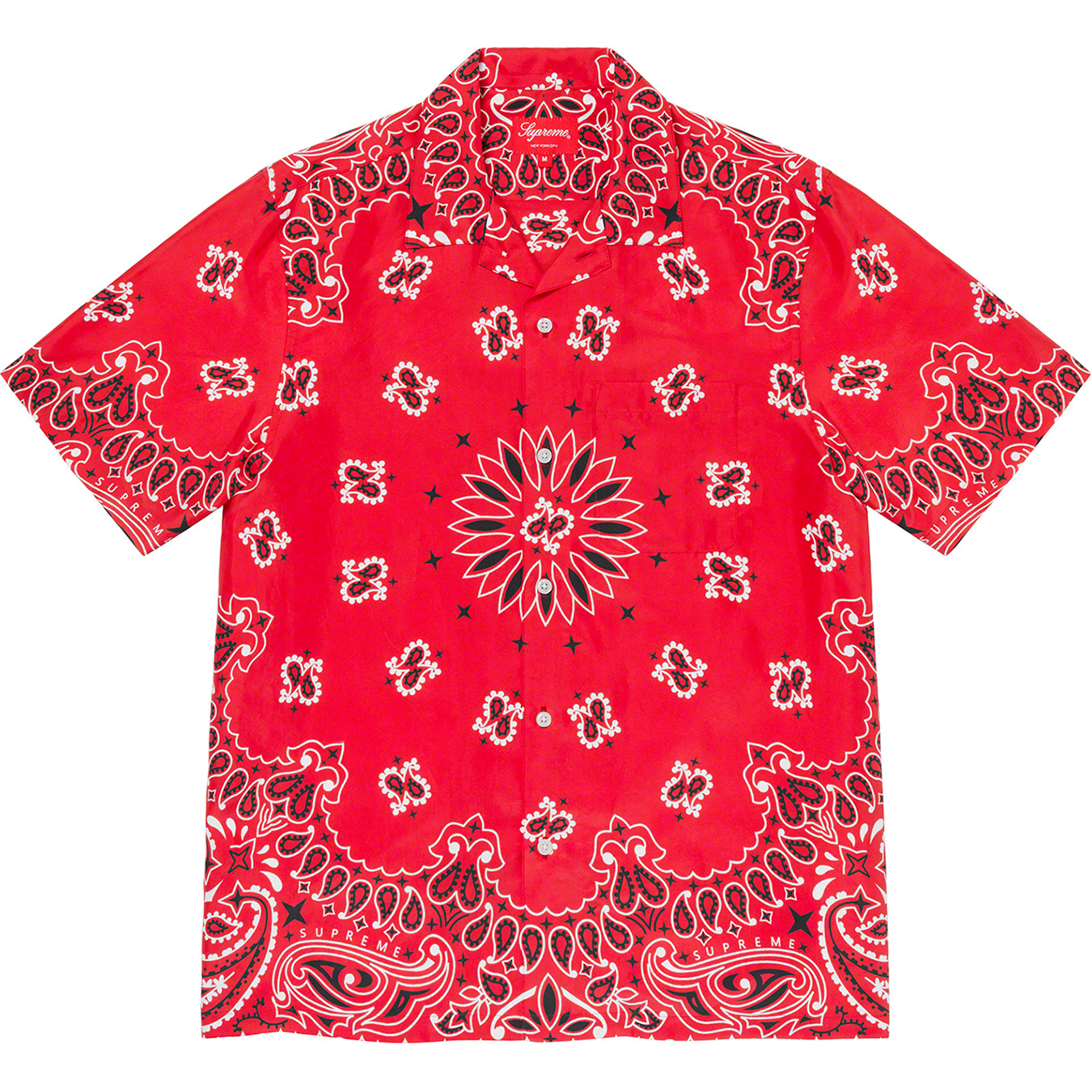 Bandana Silk S/S Shirt - Supreme Community