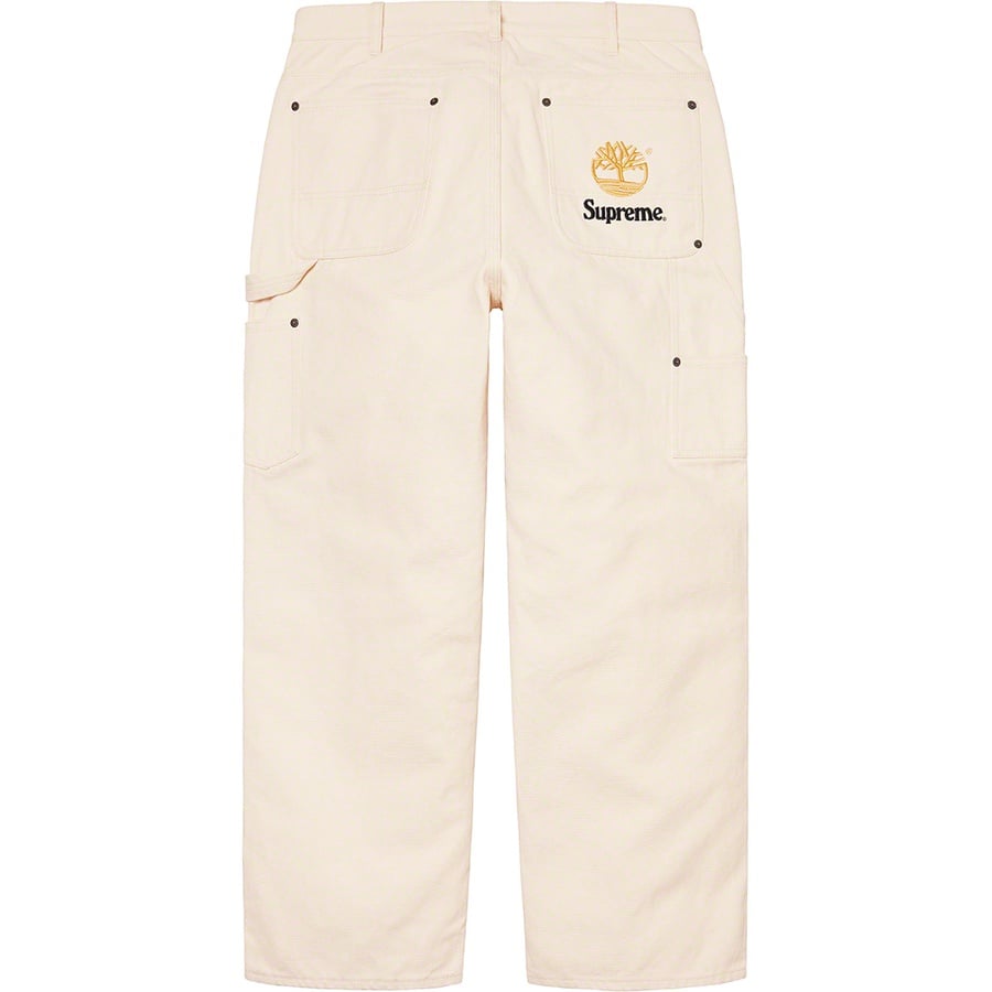 Details on Supreme Timberland Double Knee Painter Pant Stone from spring summer 2021 (Price is $158)