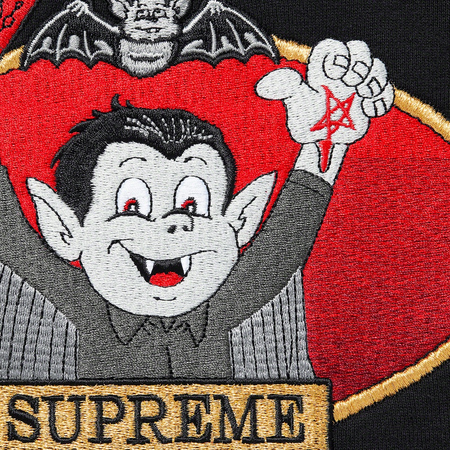 Details on Vampire Boy Hooded Sweatshirt Black from spring summer 2021 (Price is $158)