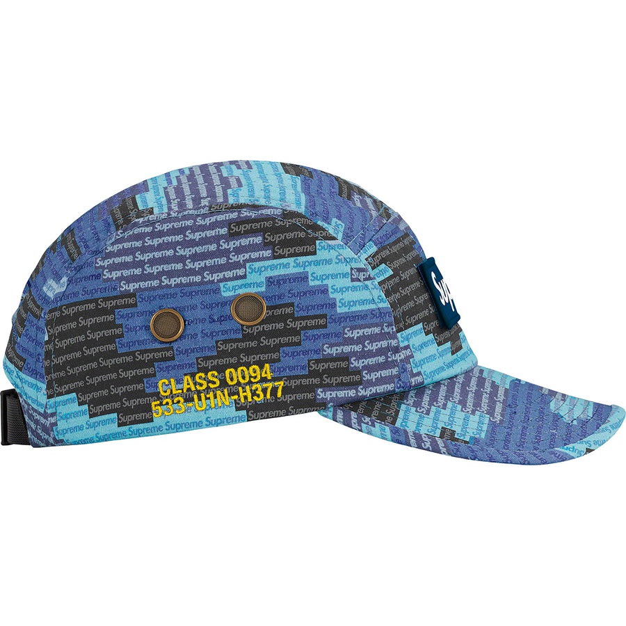 Details on Military Camp Cap Blue Camo from spring summer
                                                    2021 (Price is $48)