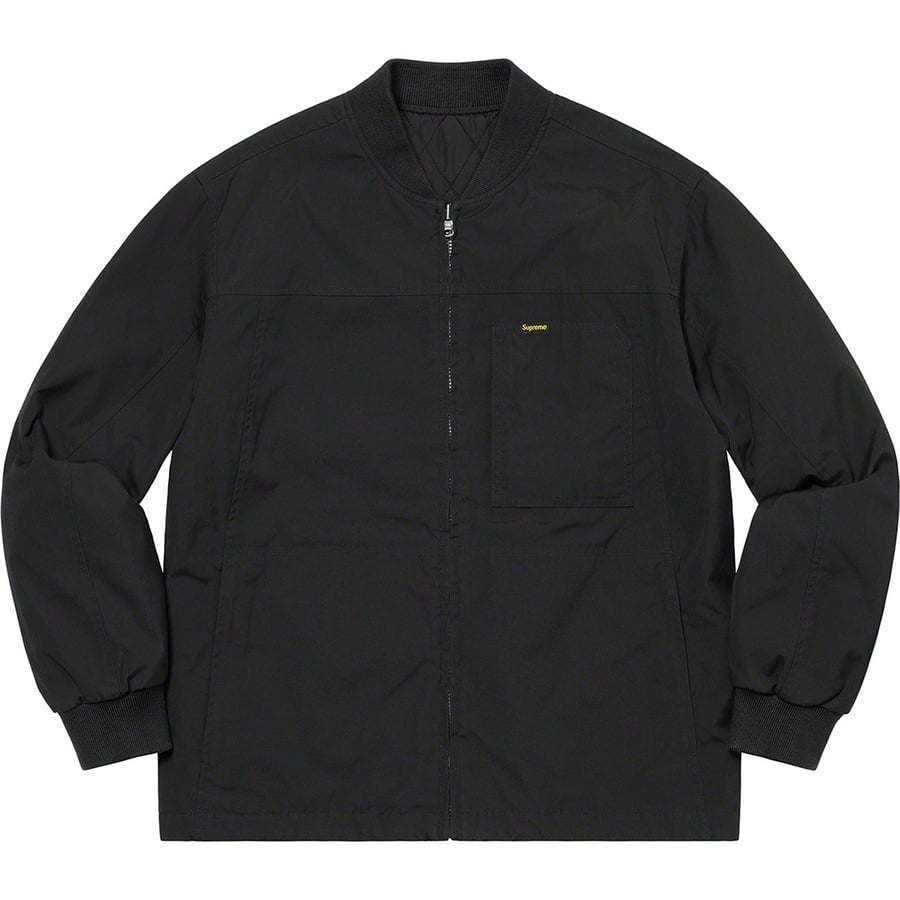 Details on Reversible Tech Work Jacket Black from spring summer
                                                    2021 (Price is $188)