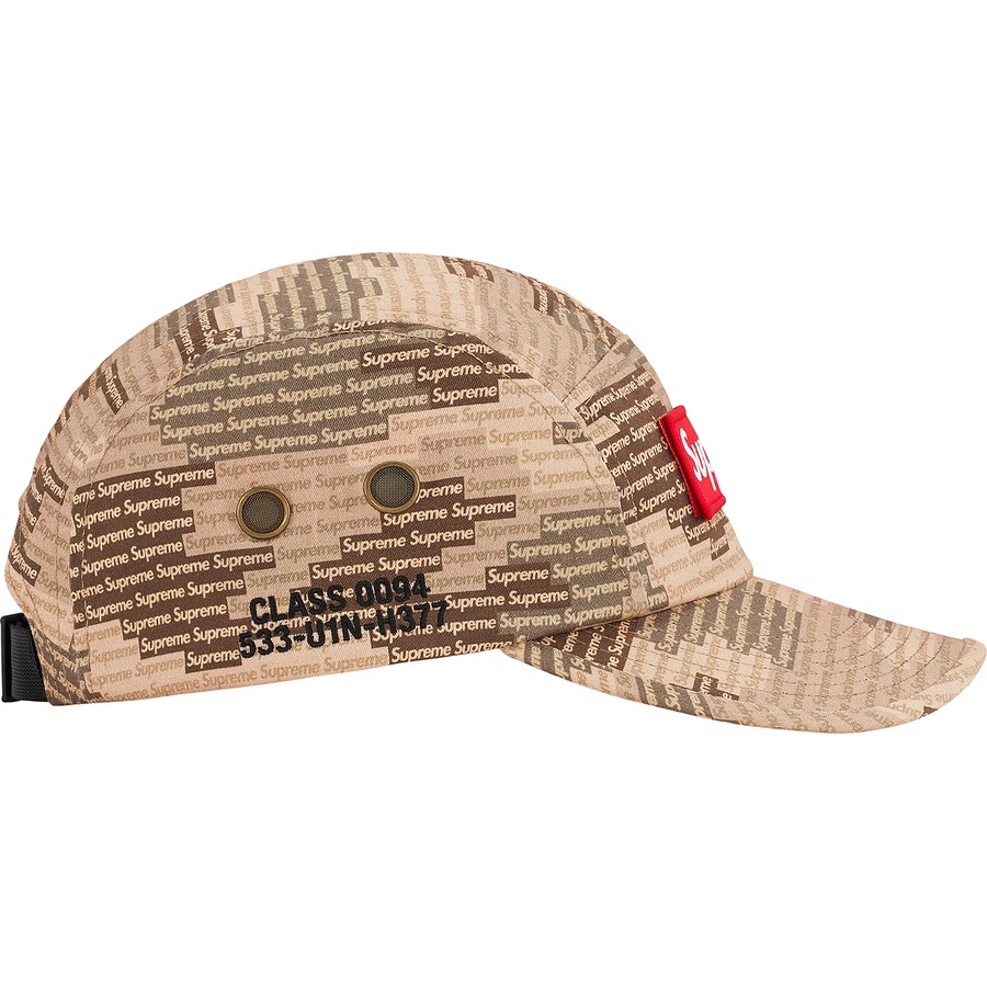 Details on Military Camp Cap Tan Camo from spring summer
                                                    2021 (Price is $48)