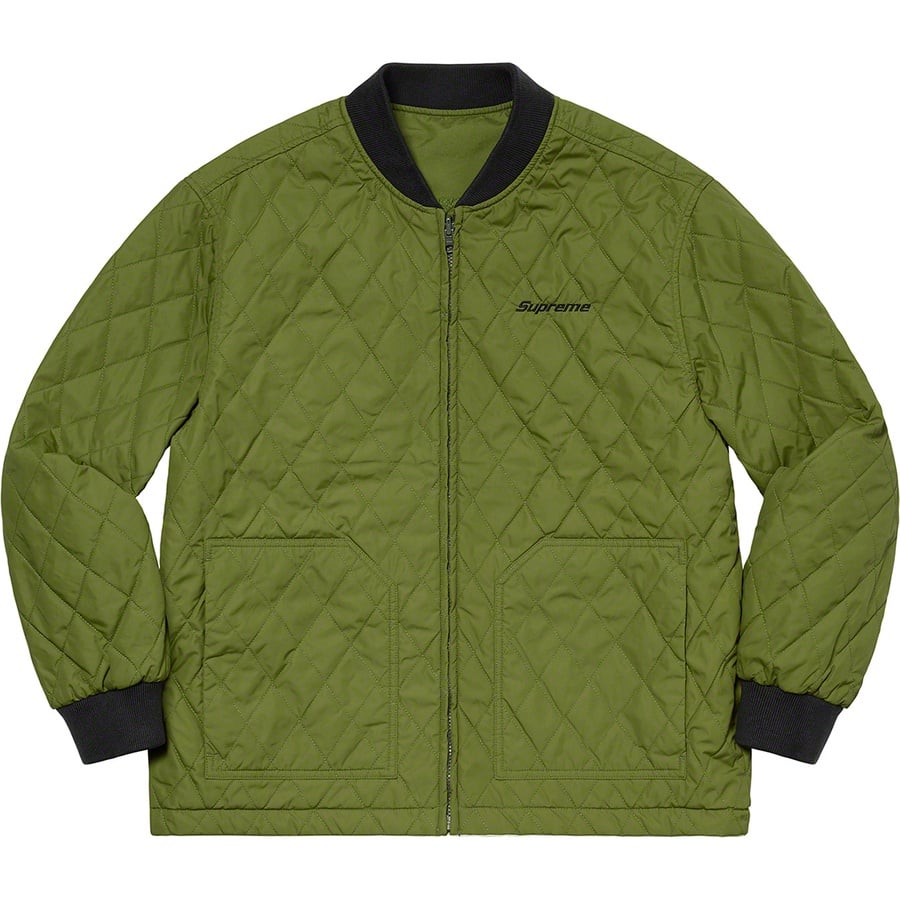 Details on Reversible Tech Work Jacket Green from spring summer
                                                    2021 (Price is $188)