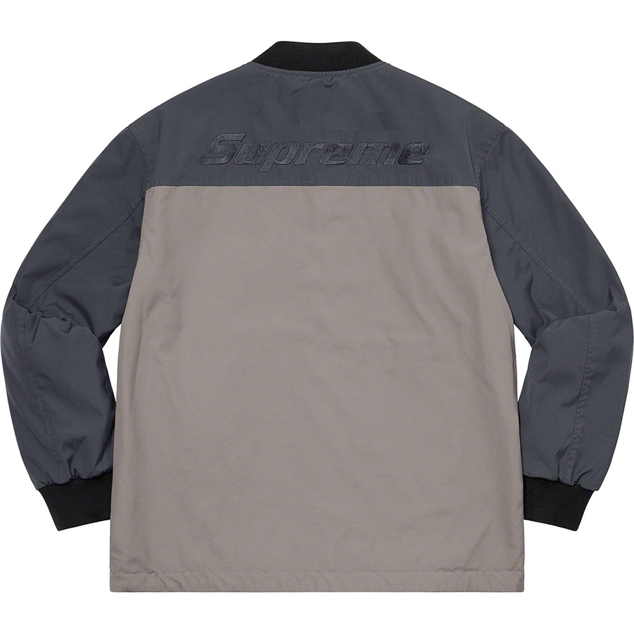 Details on Reversible Tech Work Jacket Grey from spring summer
                                                    2021 (Price is $188)