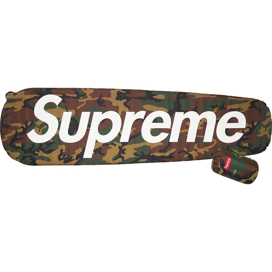 Details on Supreme Sea to Summit Self Inflating Sleeping Mat Woodland Camo from spring summer
                                                    2021 (Price is $168)
