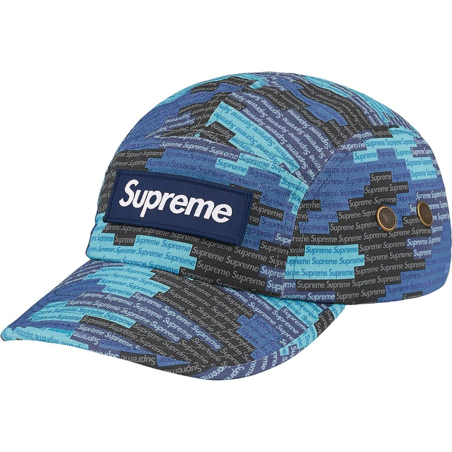 Details on Military Camp Cap Blue Camo from spring summer
                                                    2021 (Price is $48)