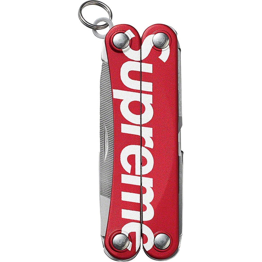 Details on Supreme Leatherman Squirt PS4 Multitool Red from spring summer
                                                    2021 (Price is $58)