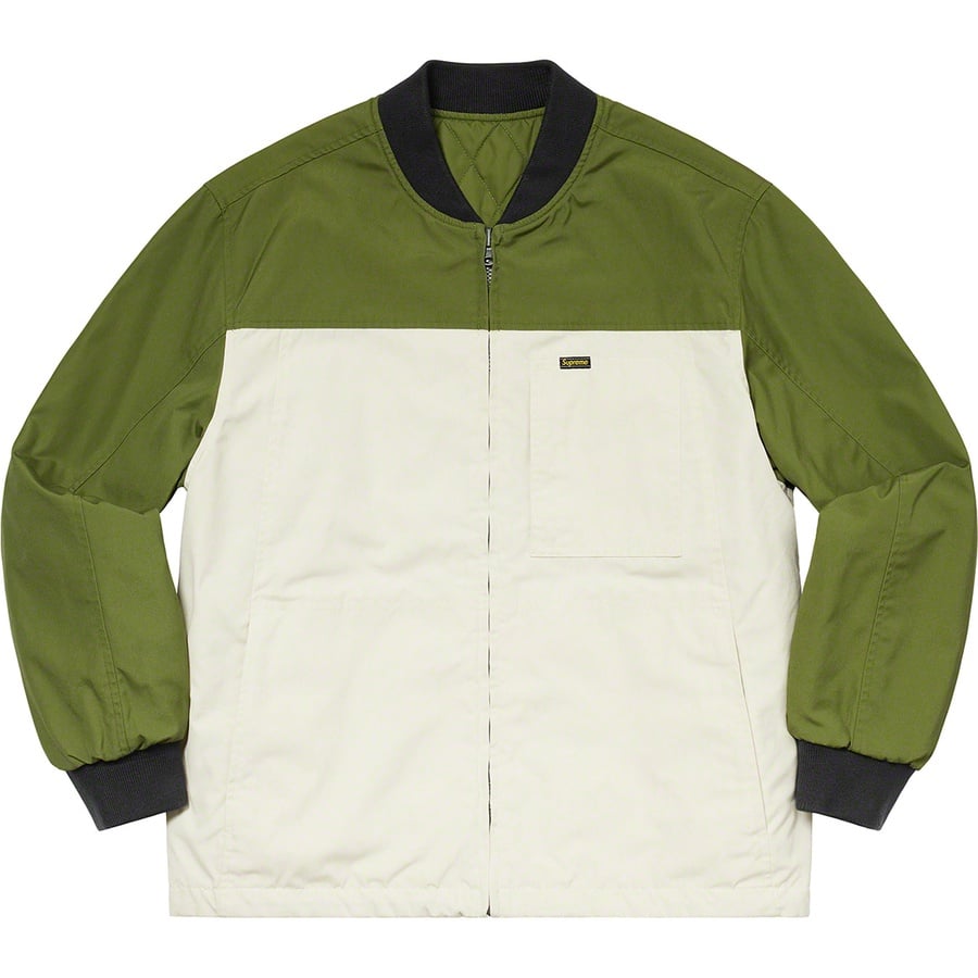 Details on Reversible Tech Work Jacket Green from spring summer
                                                    2021 (Price is $188)