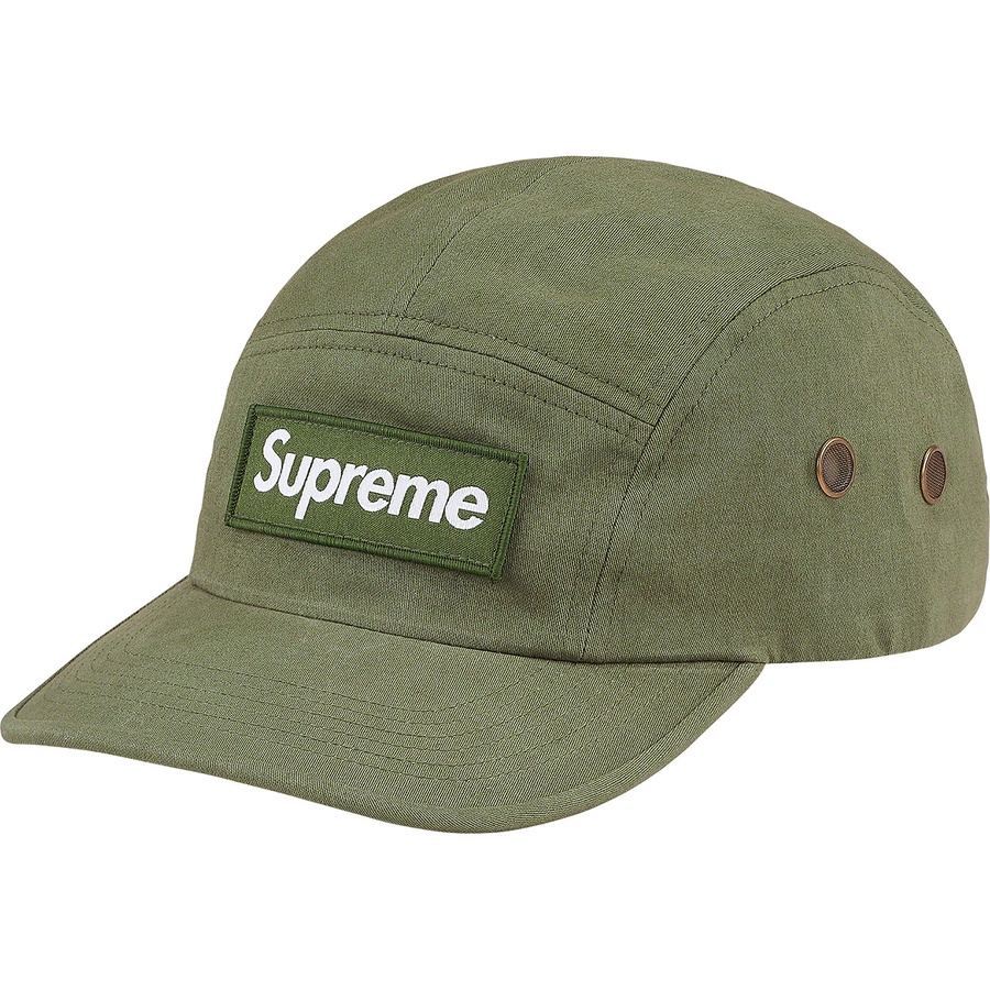 Details on Military Camp Cap Olive from spring summer
                                                    2021 (Price is $48)