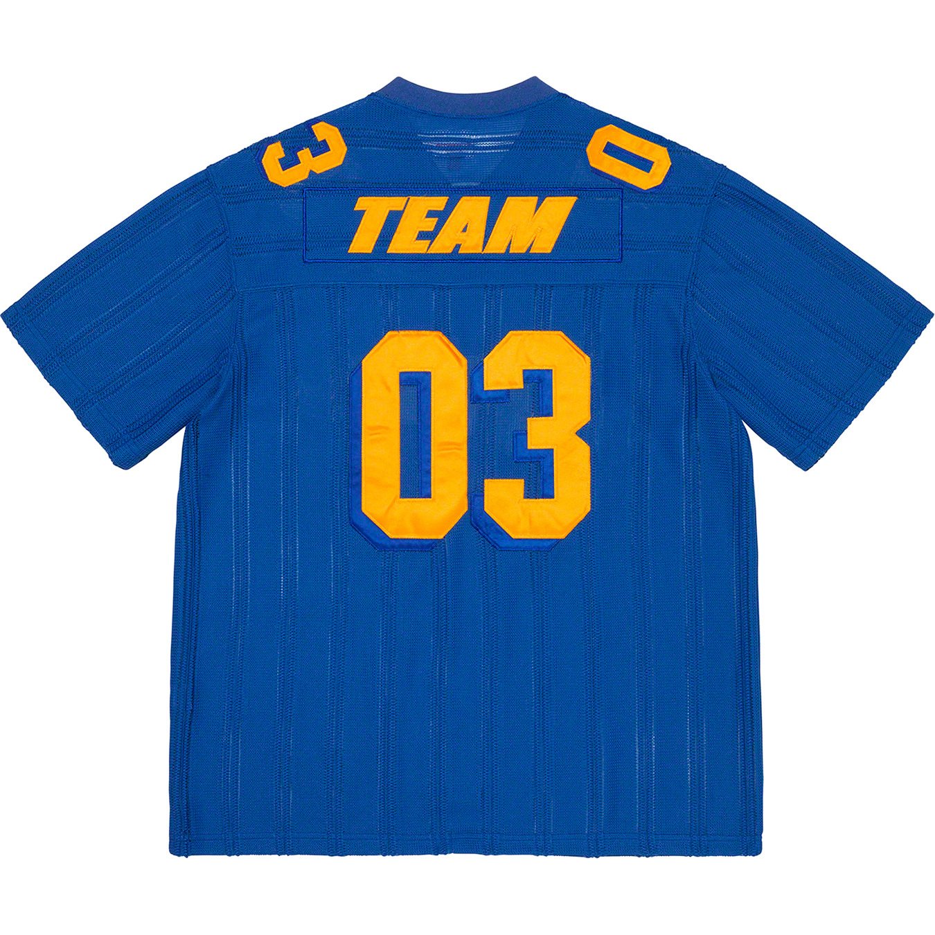 21SS/Mesh Stripe Football Jersey Blue