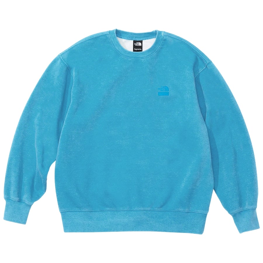 Details on Supreme The North Face Pigment Printed Crewneck  from spring summer
                                                    2021 (Price is $138)