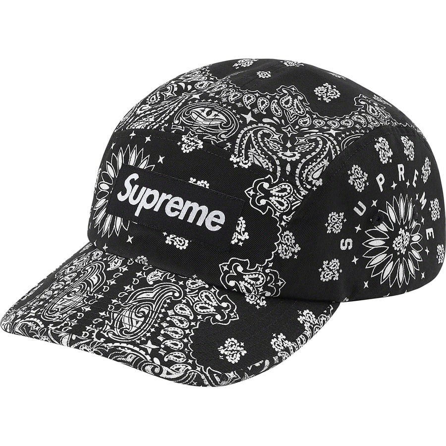 Details on Bandana Camp Cap Black from spring summer
                                                    2021 (Price is $48)